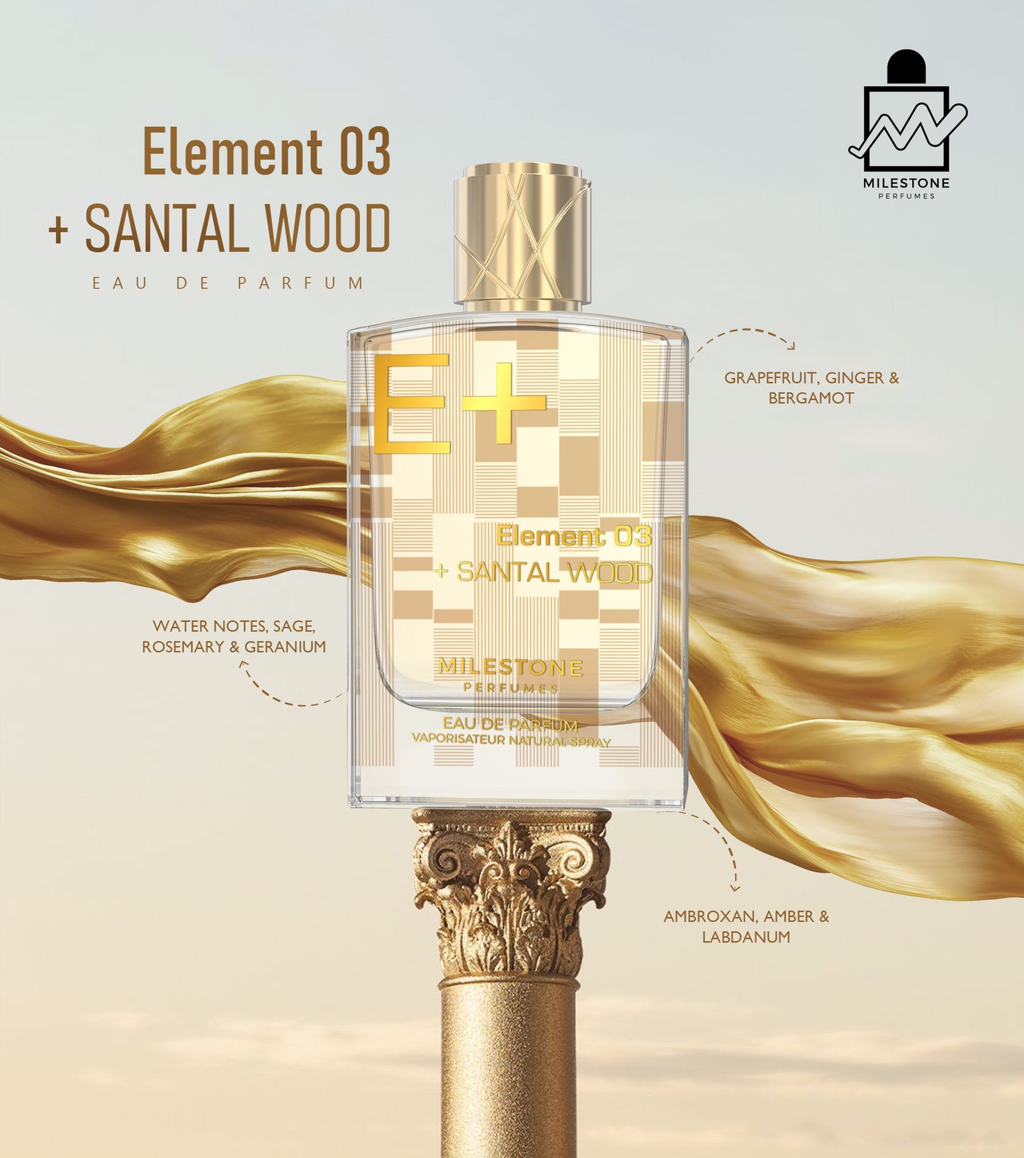 Element 03 + Santal Wood (Men) - 100ML