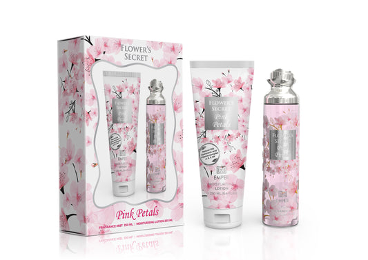 Flowers Secret Gift Set - Pink Petals