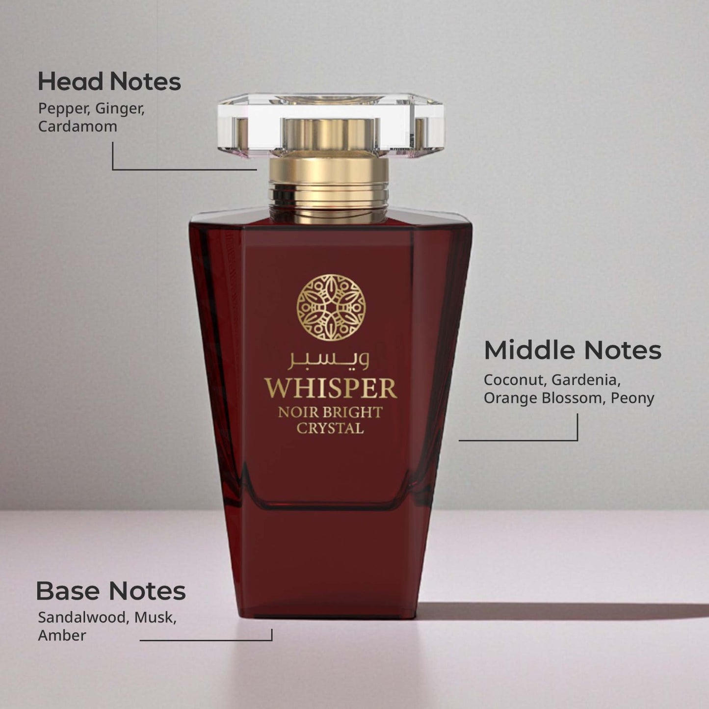 Whisper Noir Bright Crystal - Eu De Parfum 100ml