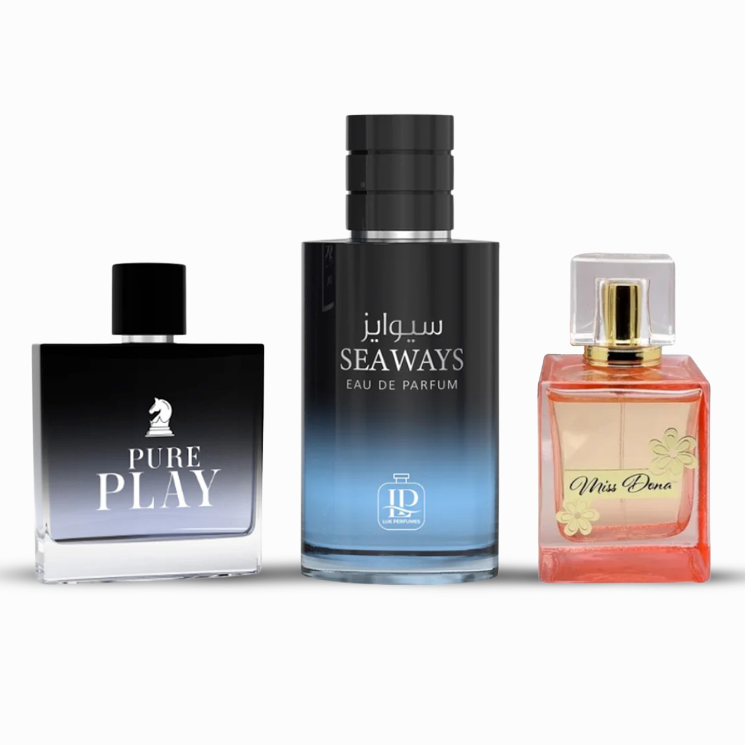 Signature Trio Box: Miss Dona, Pure Play & Seaways