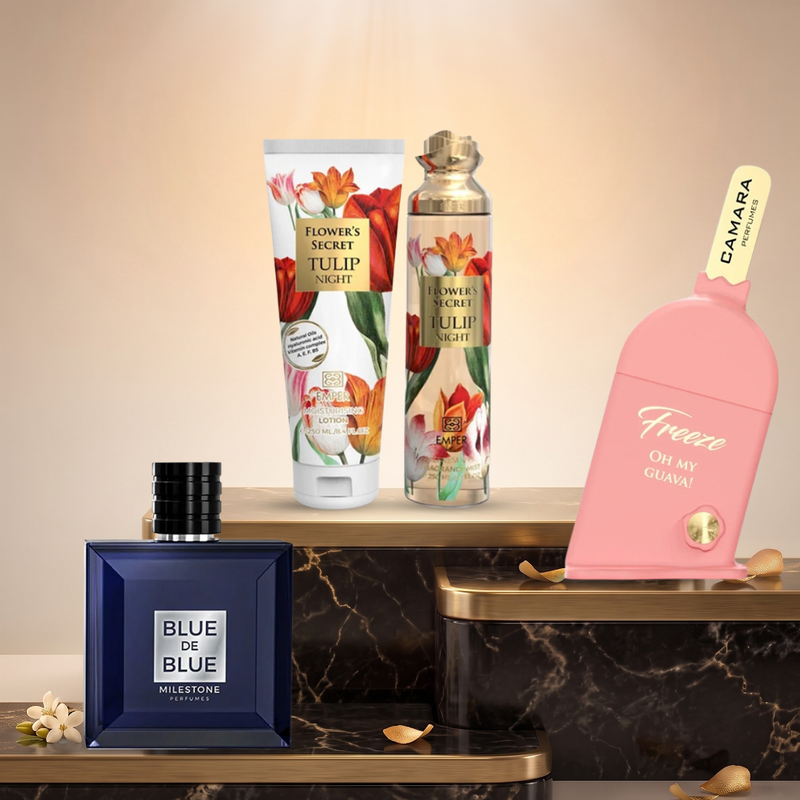 Fresh Trio Box: Oh My Guava, Blue De Blue & Tulip Night Set