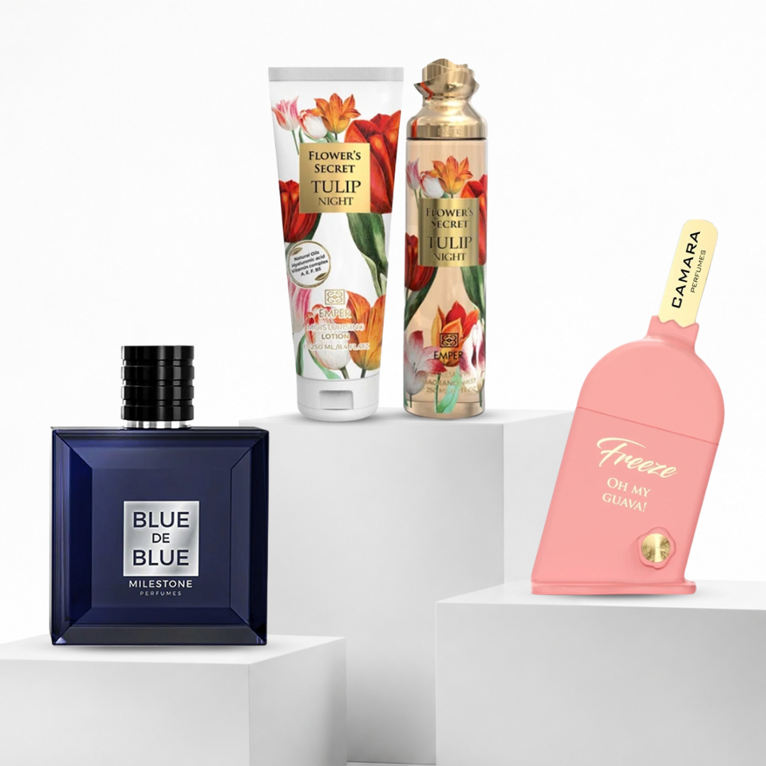 Fresh Trio Box: Oh My Guava, Blue De Blue & Tulip Night Set